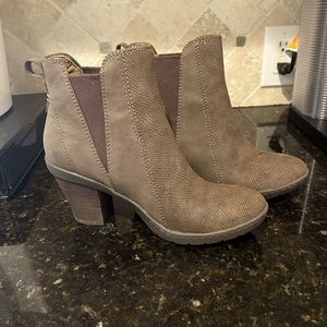 Bare trap brown booties